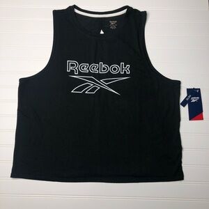 NWT Reebok Burst Throwback Vector Crop Top